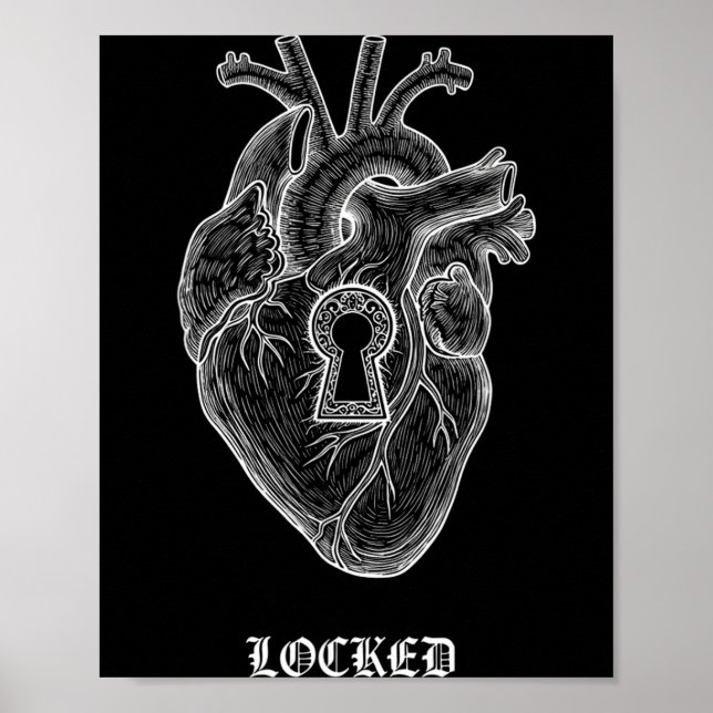 Poster Lyriclyfe-long Sleeve Shirt-achy Breaky Heart-lock (Frente)