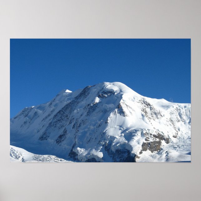 Póster Lyskamm, Alpes Suíços (Frente)