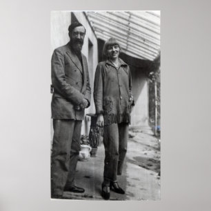 Póster Lytton Strachey e árvore da íris