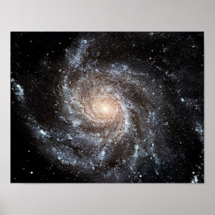 Poster M101 Galáxia Espiral de PinWheel NASA