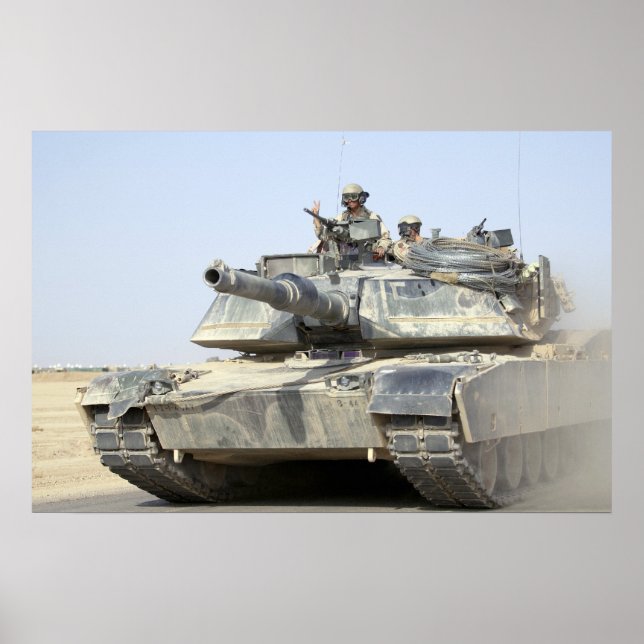 Póster M1A1 Abrams (Frente)