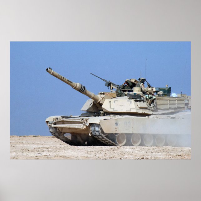 Póster M1A1 Abrams (Frente)