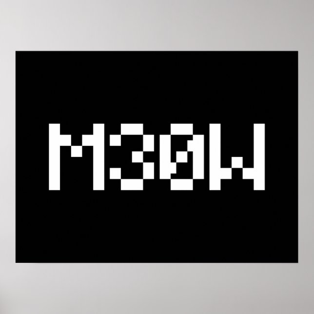 Poster M30W [Sons animais de Leettalk] (Frente)