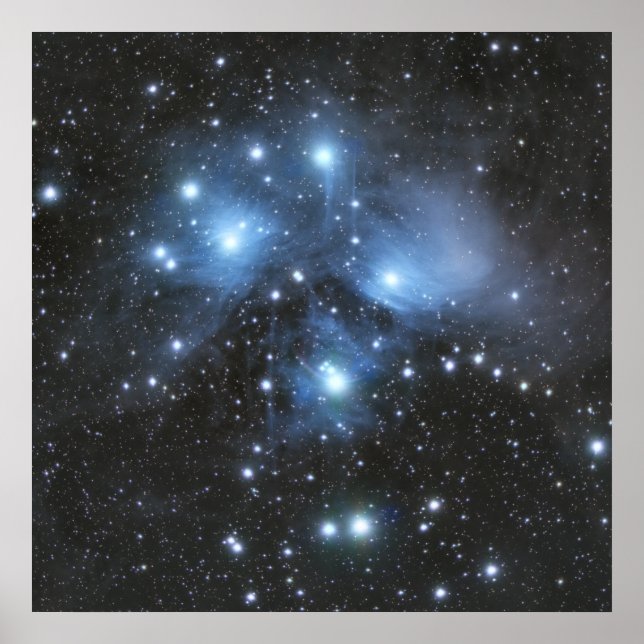 Poster M45 Pleaides Cluster (Frente)