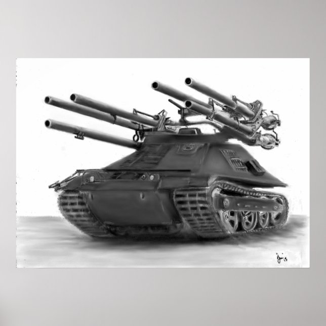 Poster M50 Imagem do tanque Ontos (Frente)