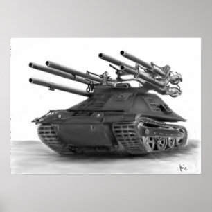 Poster M50 Ontos tank picture