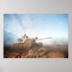 Póster M60 Patton Tank