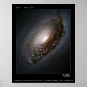 Póster M65 ‘Black Eye Galaxy’