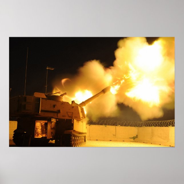 Póster M-109A6 Paladina (Frente)