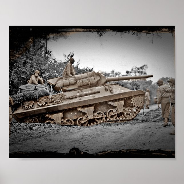 Póster M-10 Tank Destroyer WII (Frente)