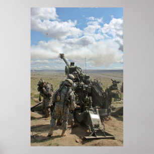 Poster M-777 Howitzer Artilery Cannon