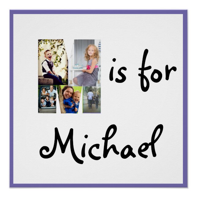 Póster M é para o nome (Frente)