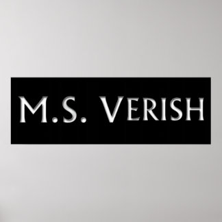 Poster M.S. Verish Banner
