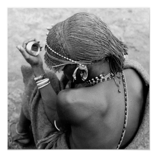 Póster Maasai Warrior (Frente)