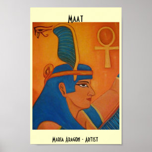 POSTER MAAT - DEUSA EGÍPCIA