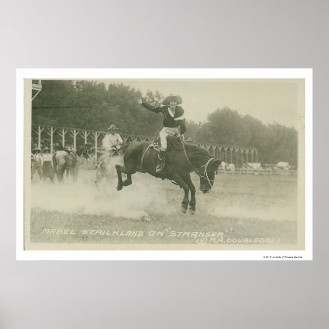 Poster Mabel Strickland em Stranger. (Frente)