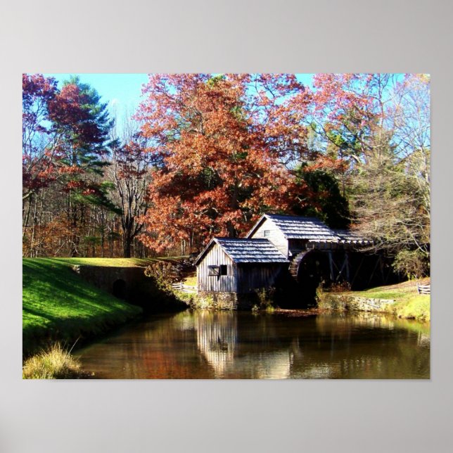Póster Mabry Mill Virginia (Frente)