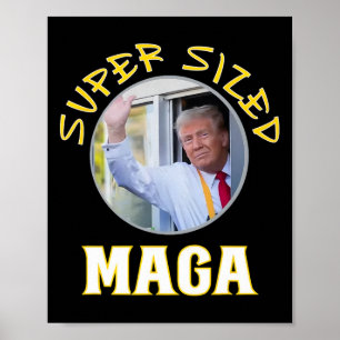Poster Mac Daddy Trump Vance 2024 Faz Batatas Fritas