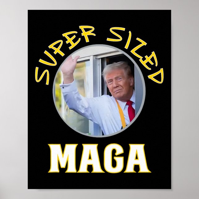Poster Mac Daddy Trump Vance 2024 Makes French Fries  (Frente)