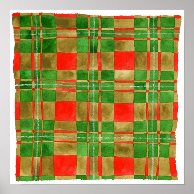 POSTER MAC GREGOR TARTAN 16"x16" (Frente)