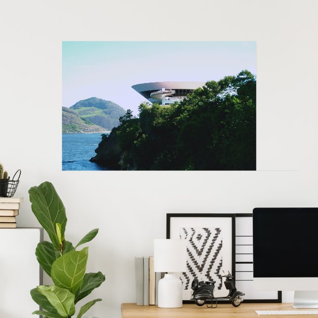 Poster MAC vista lateral (Escritório em casa)