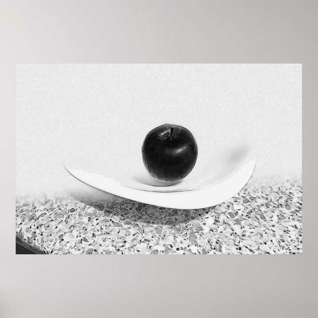 Poster Maçã de cinza (Frente)