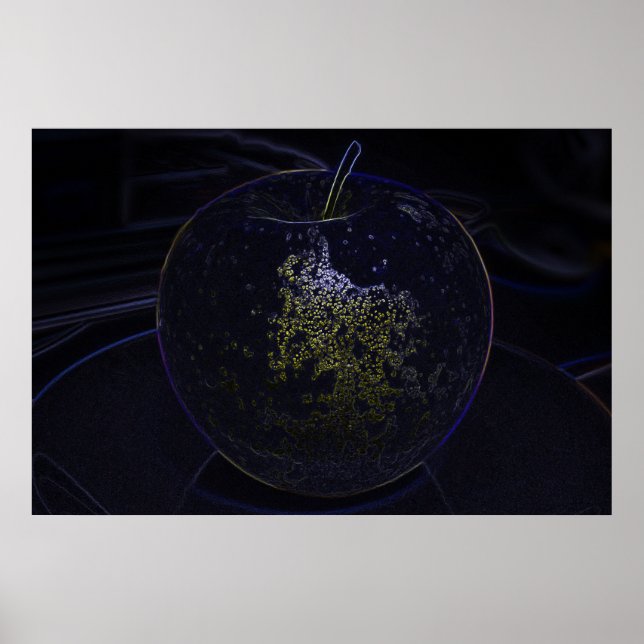 Póster maçã ouro (Frente)