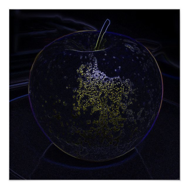 Póster maçã ouro (Frente)