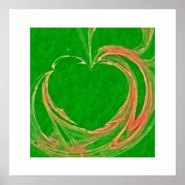 Póster Maçã Verde (Frente)