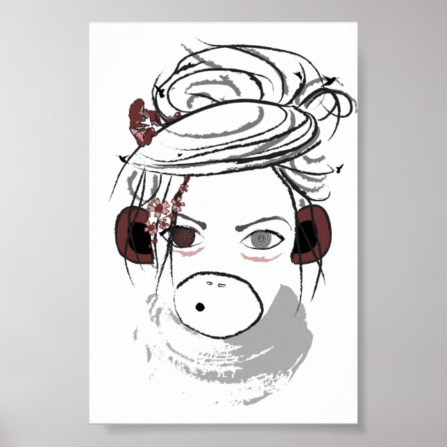Poster macaco. (Frente)