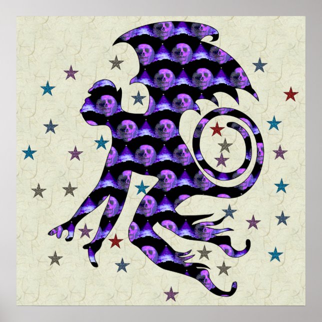 Poster Macaco-Caveira Voador (Frente)