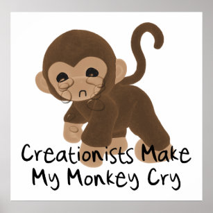 Poster Macaco Chorando