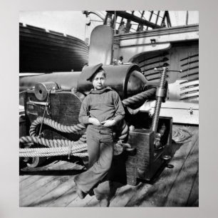 Póster Macaco de pó da guerra civil, 1860s