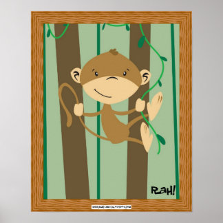 Poster Macaco Por Aí!