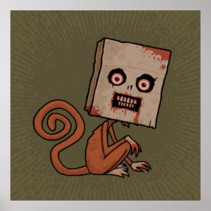 Poster Macaco Psycho Sack
