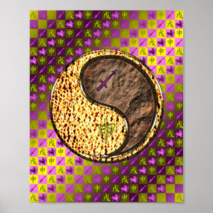 Poster Macaco Sagitário e Terra