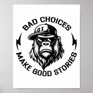 Poster Macacos com más opções fazem boas histórias (nas c