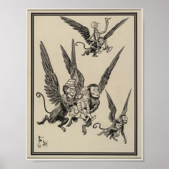 Poster Macacos Voadores (Frente)