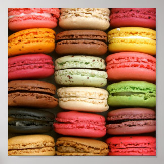 Póster Macarons