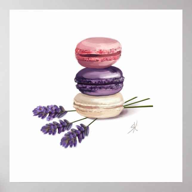 Poster Macarons (Frente)