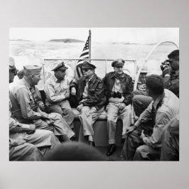 Póster MacArthur e seus Generais