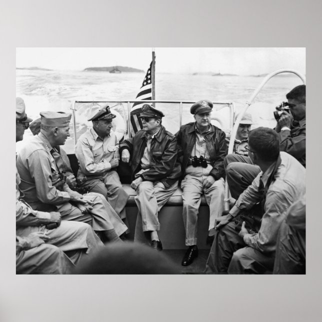 Póster MacArthur e seus Generais (Frente)