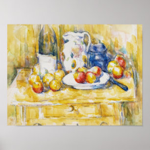 Poster Maçãs de Paul Cézanne numa Aparador (1900–1906)