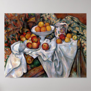 Poster Maçãs e Laranjas, Paul Cezanne, 1895-1900