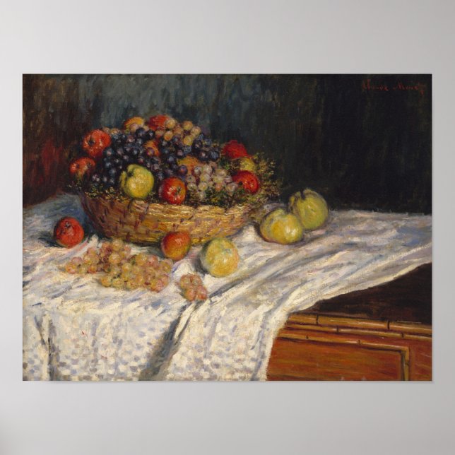 Poster Maçãs e Uvas (Frente)