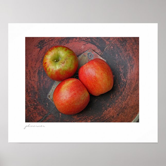 Poster maçãs para explorações agrícolas III (Frente)
