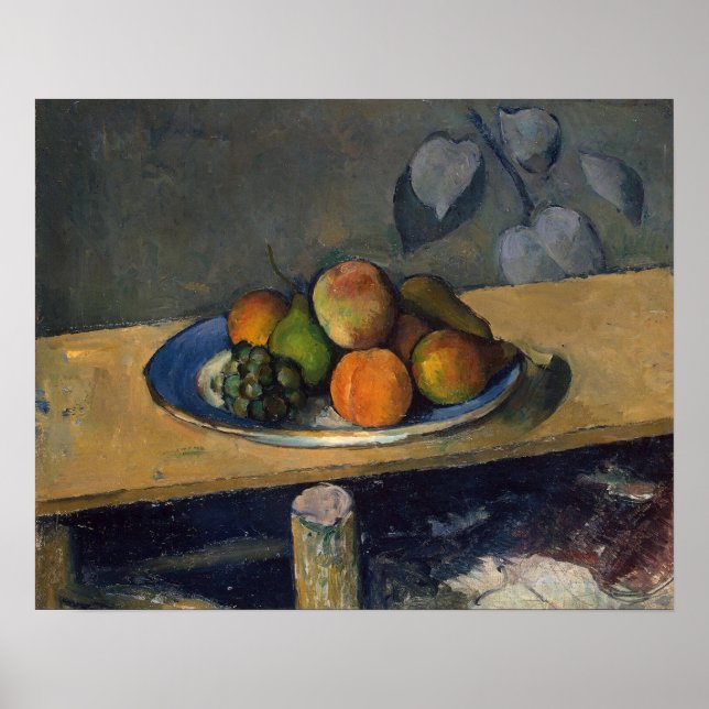Póster Maçãs, peras e uvas, c.1879 (Frente)