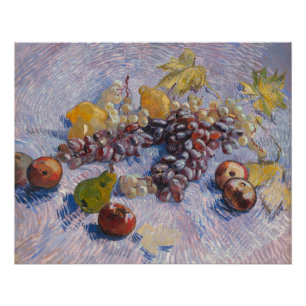 Póster Maçãs, Peras, Limões e Uvas Trabalho de arte de