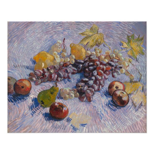 Póster Maçãs, Peras, Limões e Uvas | Trabalho de arte de  (Frente)