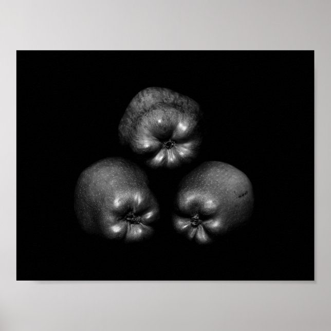 Poster Maçãs - Simples diversão Elegante de Belas Artes C (Frente)